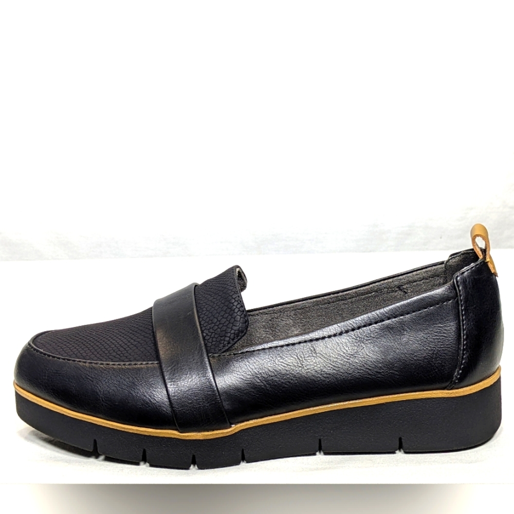 NEW Dr. Scholl's Shoes Womens Webster Loafer Black Sz 8